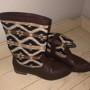 Patterned Boots